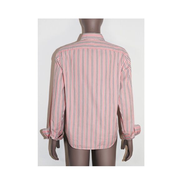 Ralph Lauren Pink Striped Long Sleeve Button Down Shirt Cotton Size Small - Picture 2 of 4